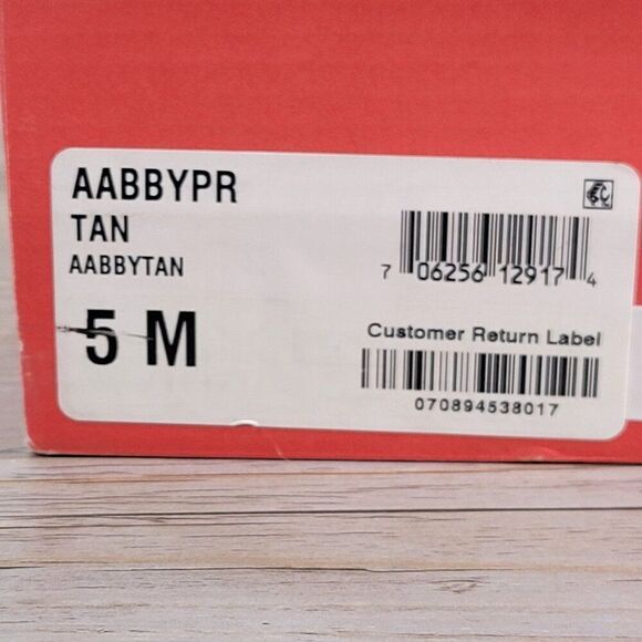 American Rag Abby Faux Suede Stacked Booties Sz 5M - Picture 10 of 11